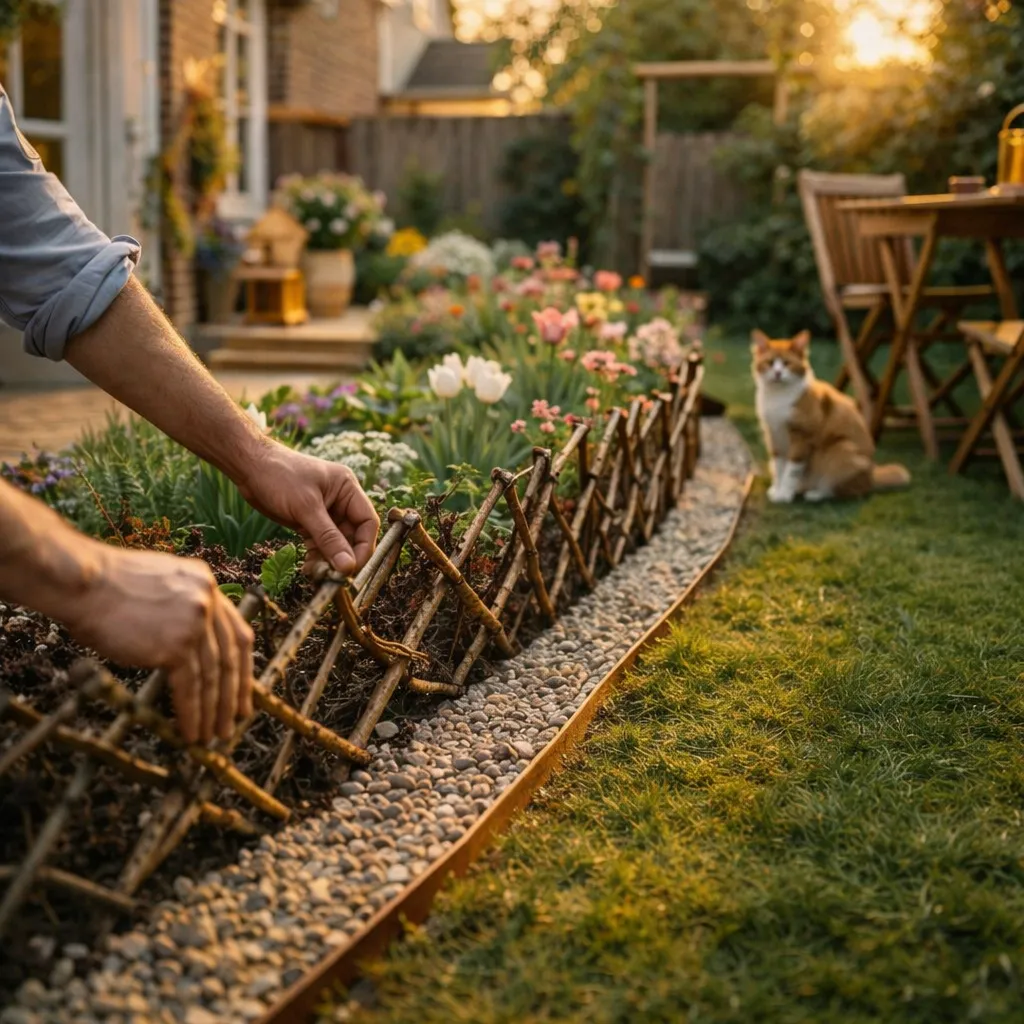 Katten uit tuin weren