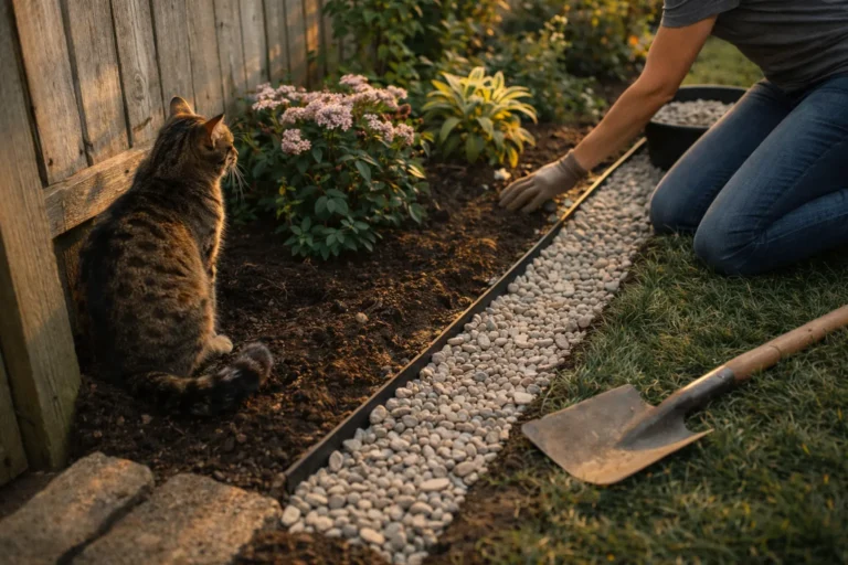 Hoe houd je katten uit je tuin
