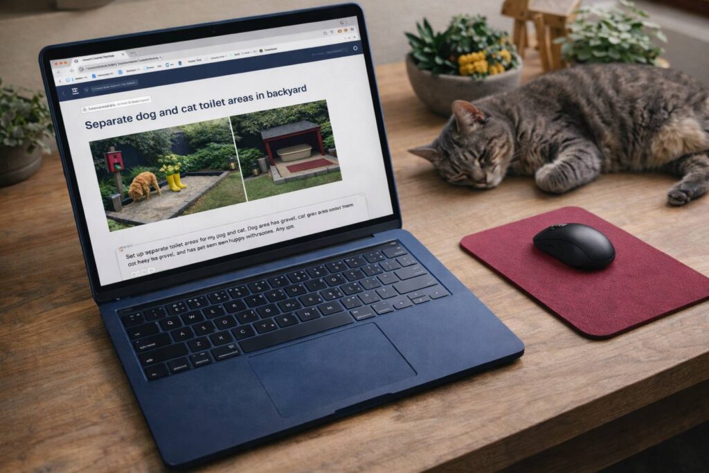 Huisdiervriendelijke kantooromgeving met ruimte voor discussie over katten en honden