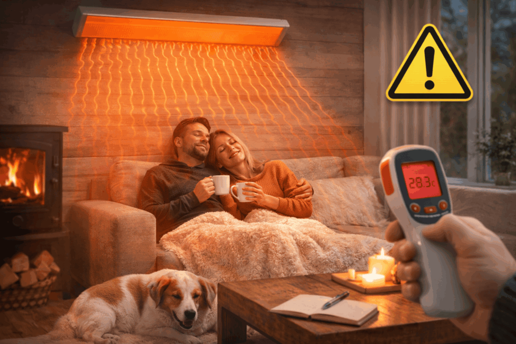 Infrarood verwarming nadele