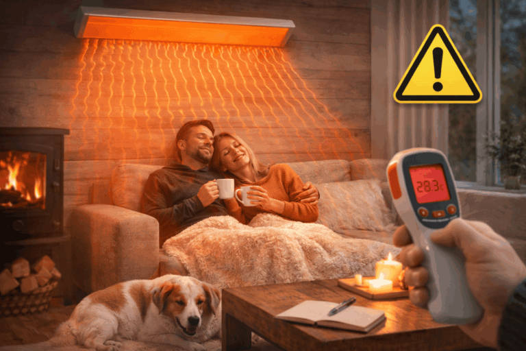 Infrarood verwarming nadele