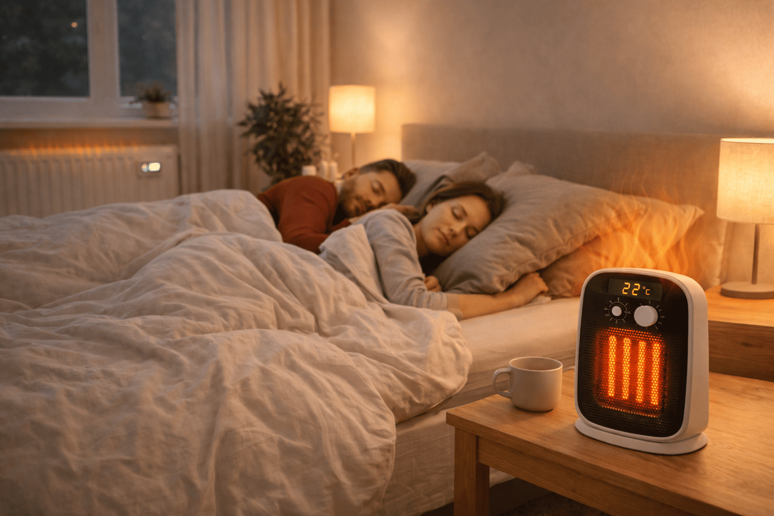 Verwarming slaapkamer